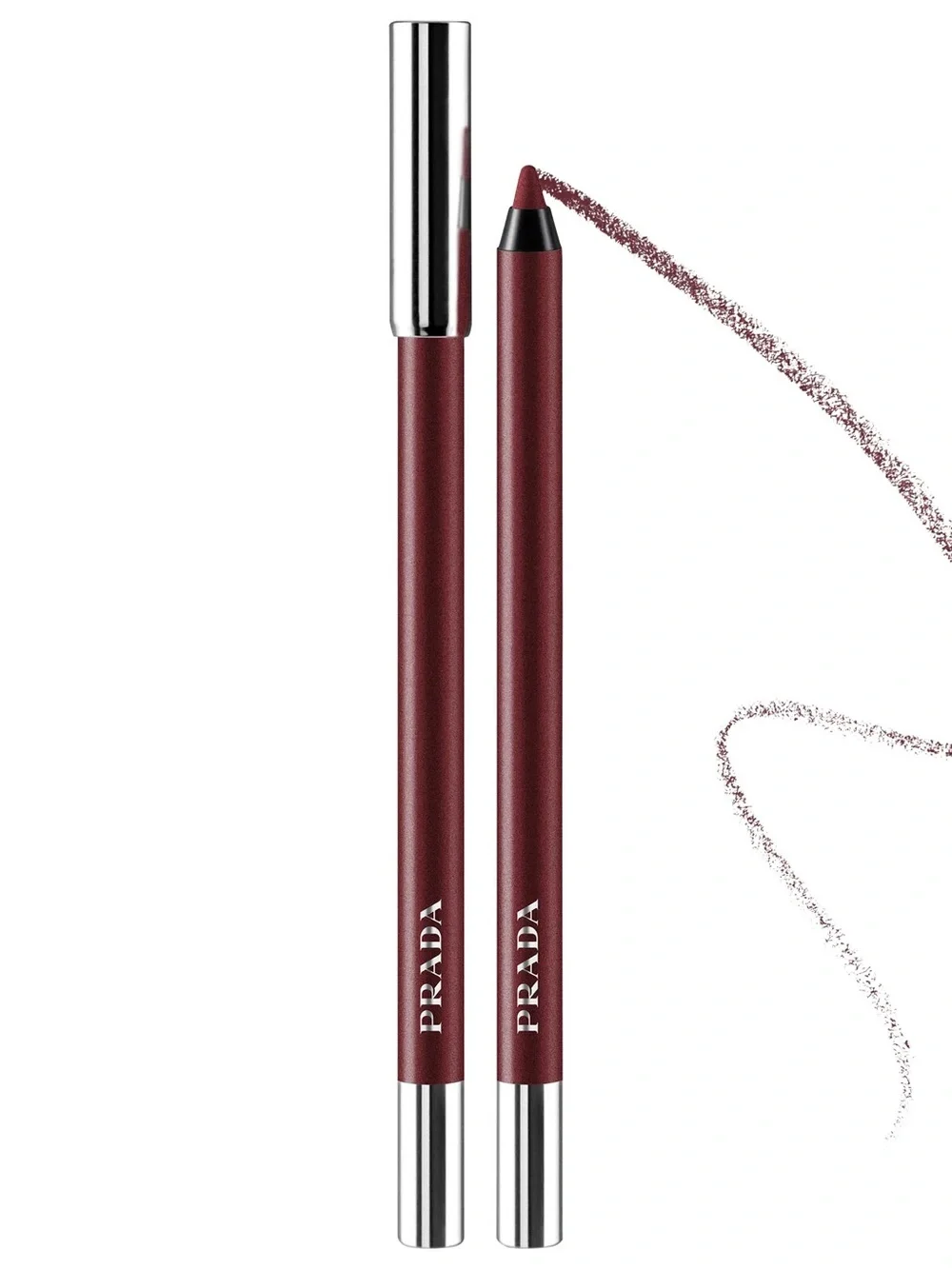 NIB $35 PRADA Pradalines Gliding Waterproof Smudge Proof Eye Pencil. 03 Mahogany